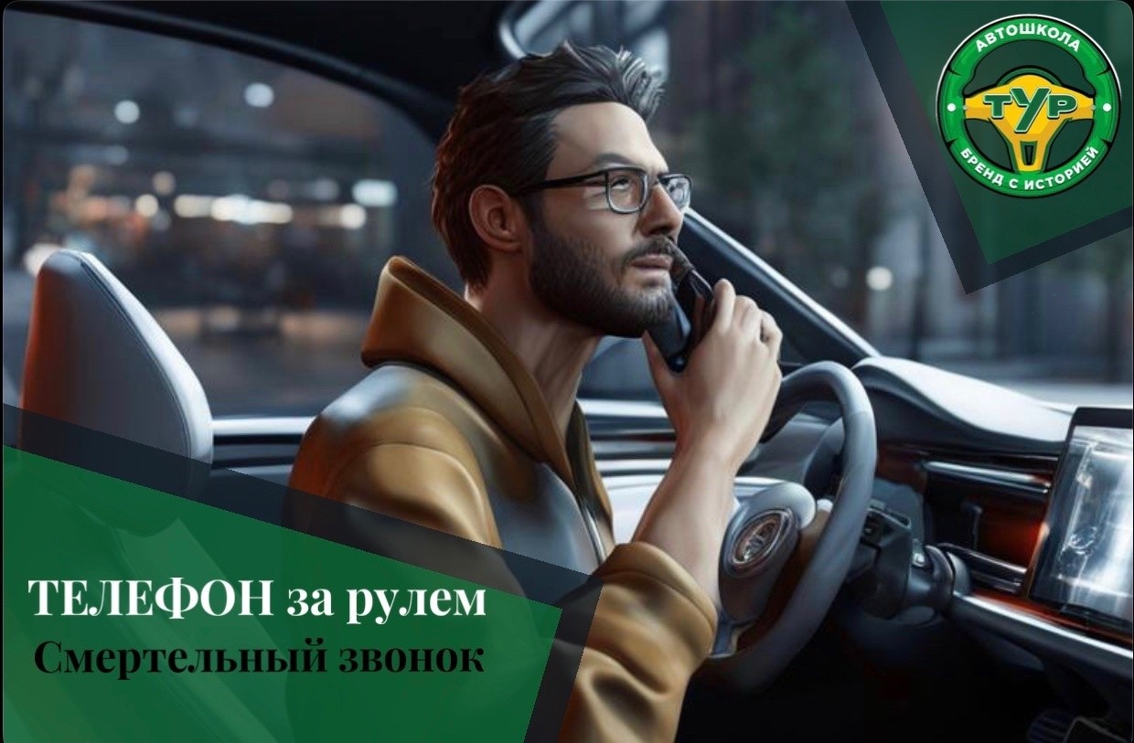 Почему телефон за рулём опасен?